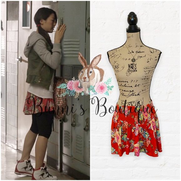 Roxy Dresses & Skirts - Kira Yukimura's Roxy Floral Print Circle Skirt Teen Wolf